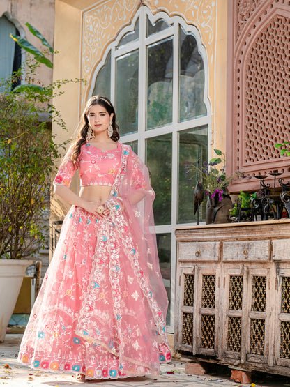 Mustard Gold Festive Lehenga