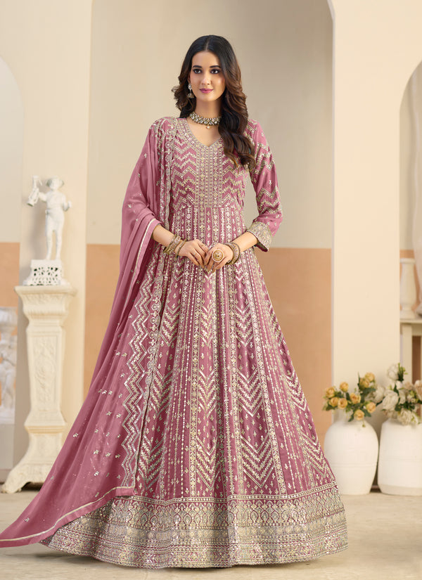 Georgette Havey Party wear gown