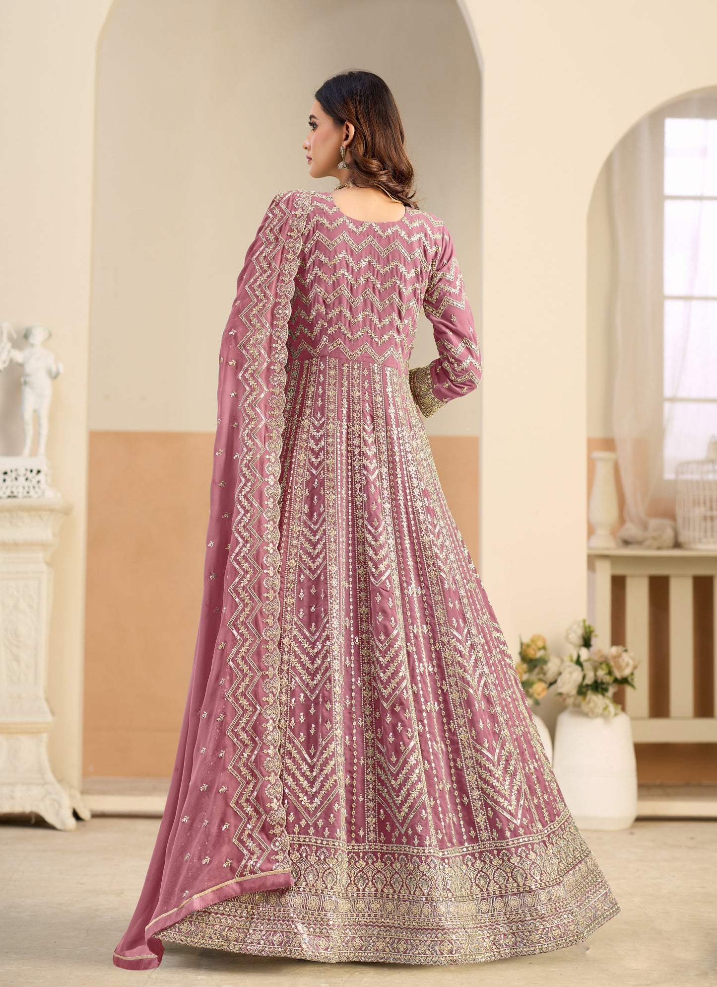 Georgette Havey Party wear gown