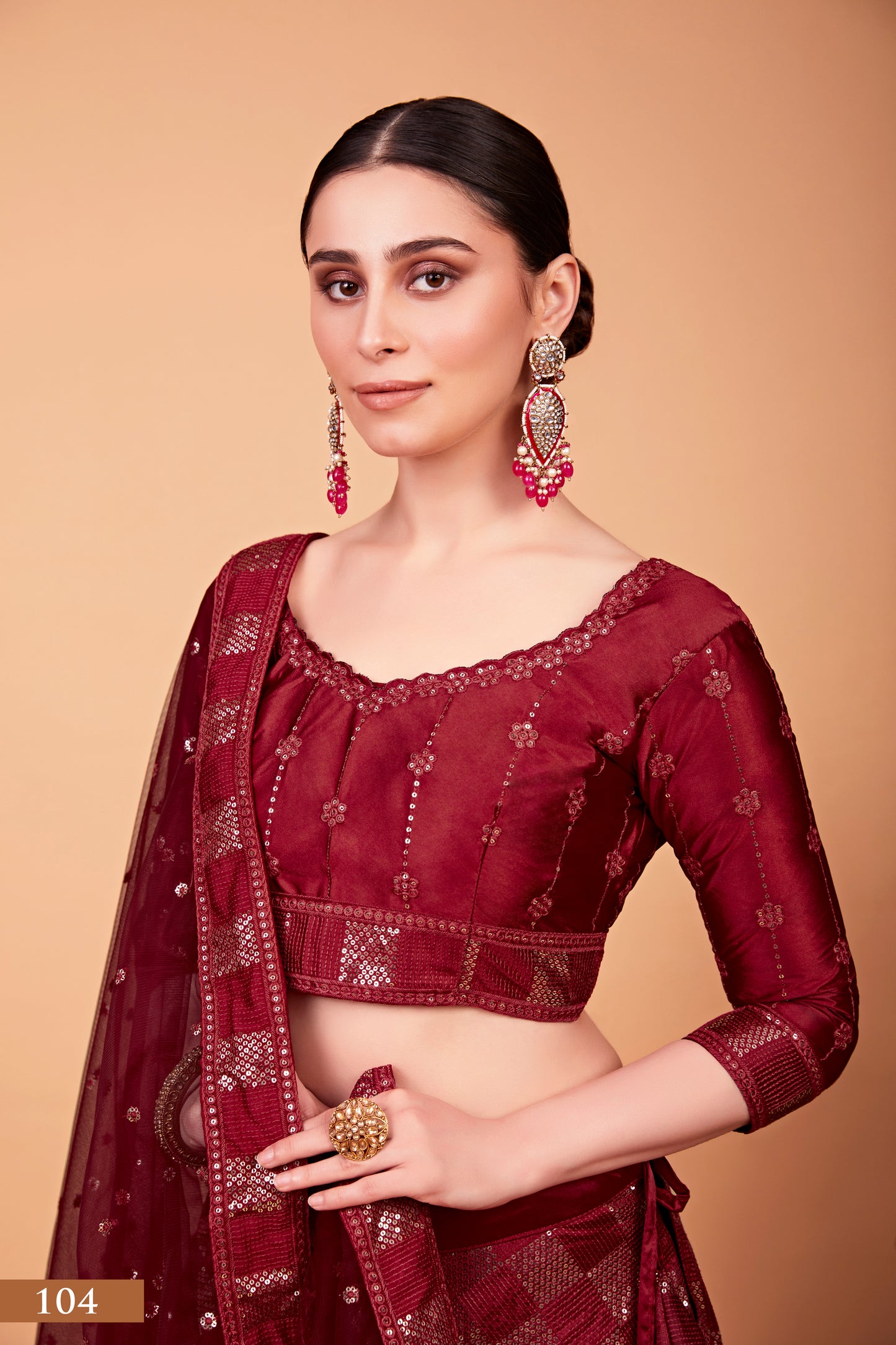 Ruby Radiance Lehenga Set