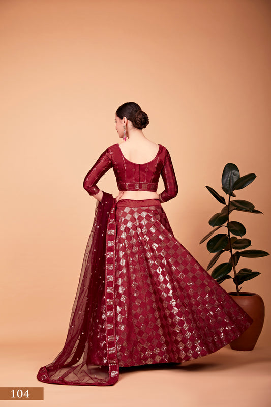 Ruby Radiance Lehenga Set