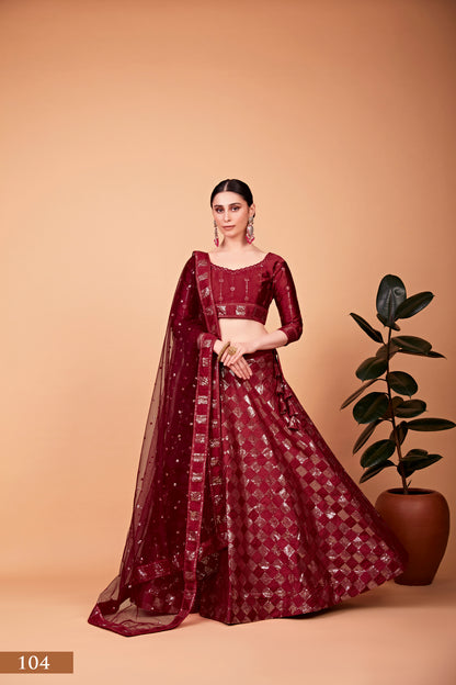 Ruby Radiance Lehenga Set