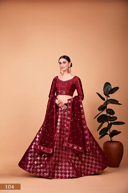 Ruby Radiance Lehenga Set