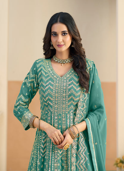 Georgette Havey Party wear gown