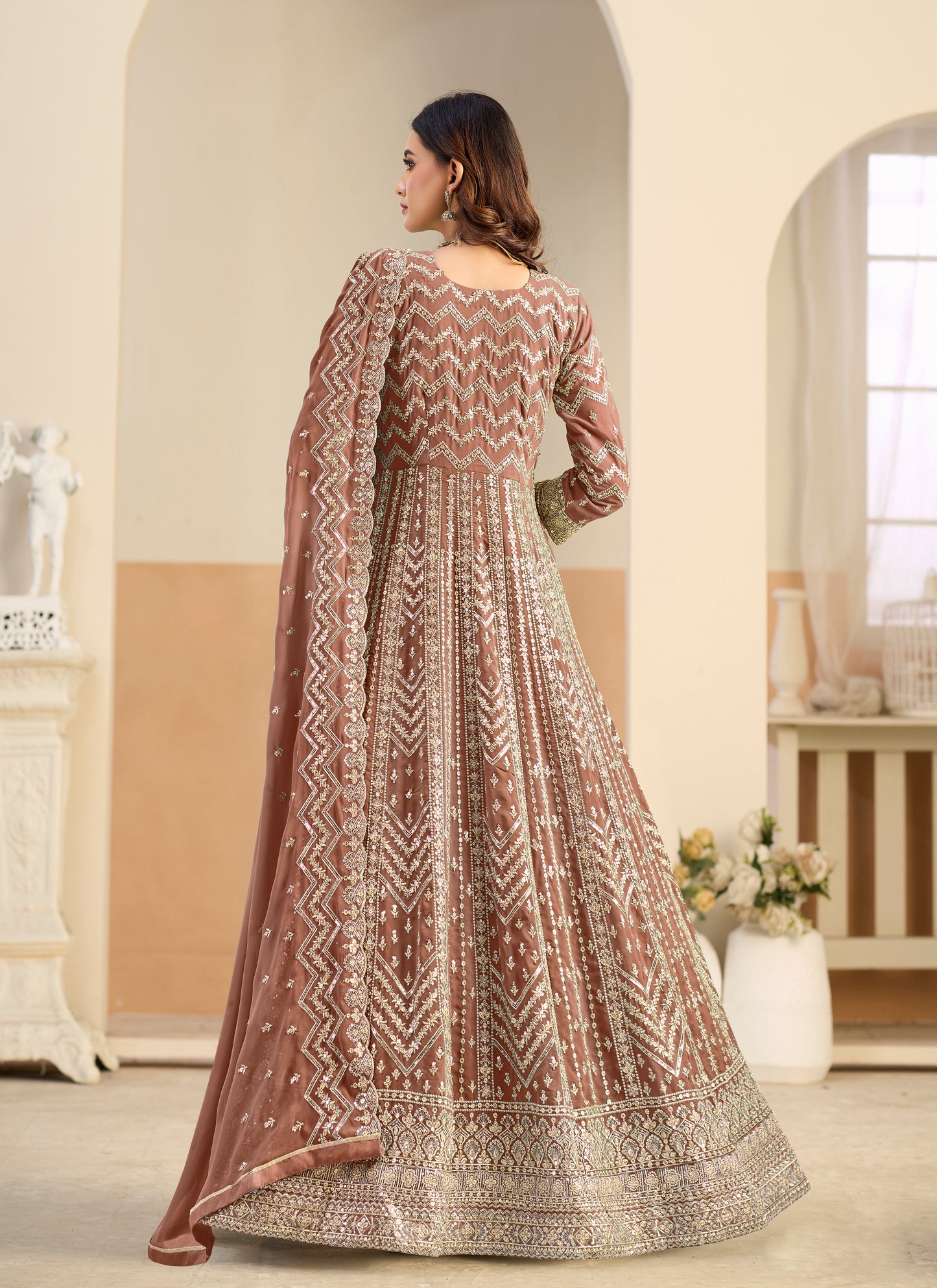 Georgette Havey Party wear gown