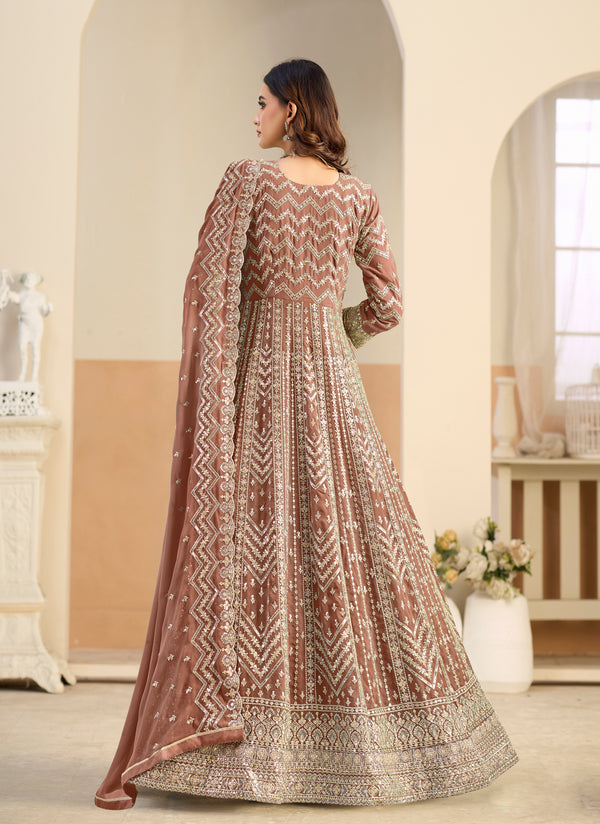 Georgette Havey Party wear gown