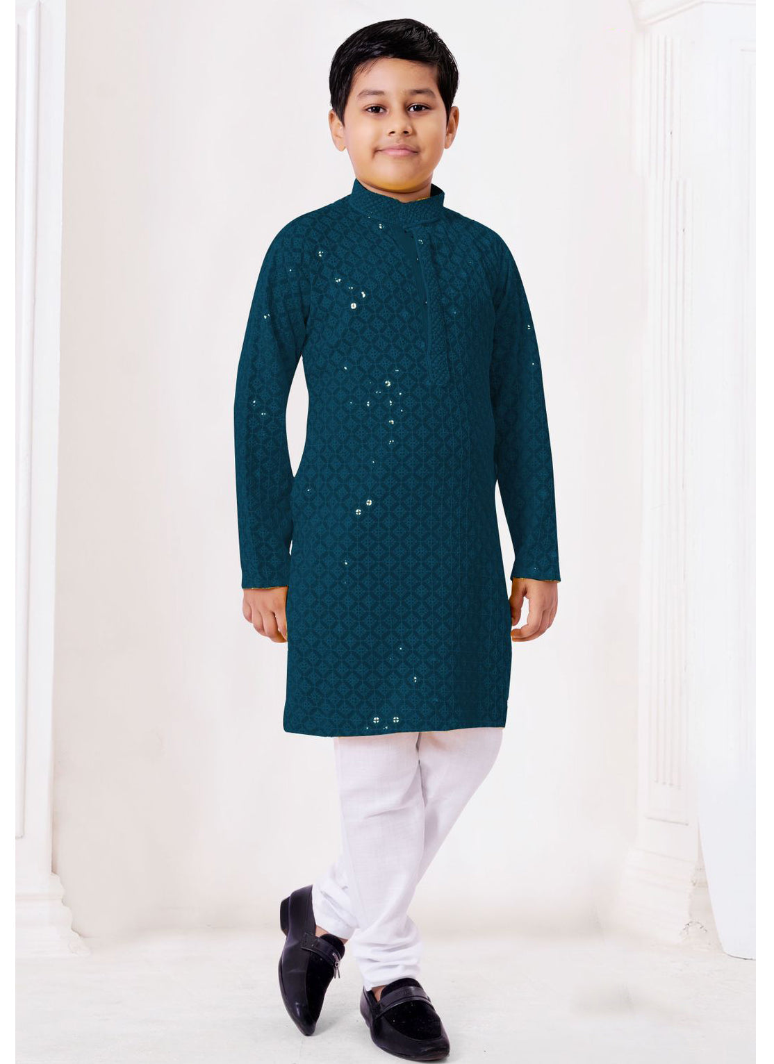 Heavy Chikankari kids wear in 8 colors