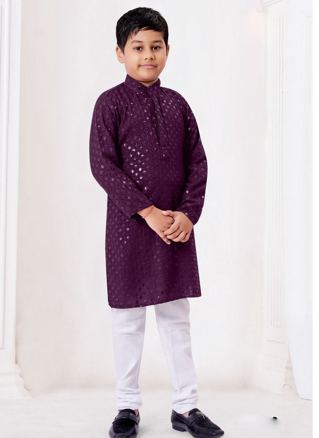 Heavy Chikankari kids wear in 8 colors