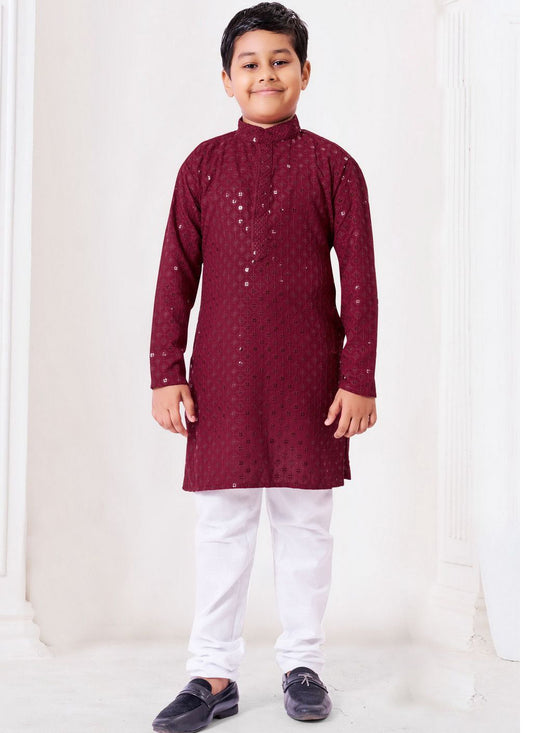 Heavy Chikankari kids wear in 8 colors