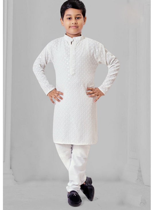 Heavy Chikankari kids wear in 8 colors
