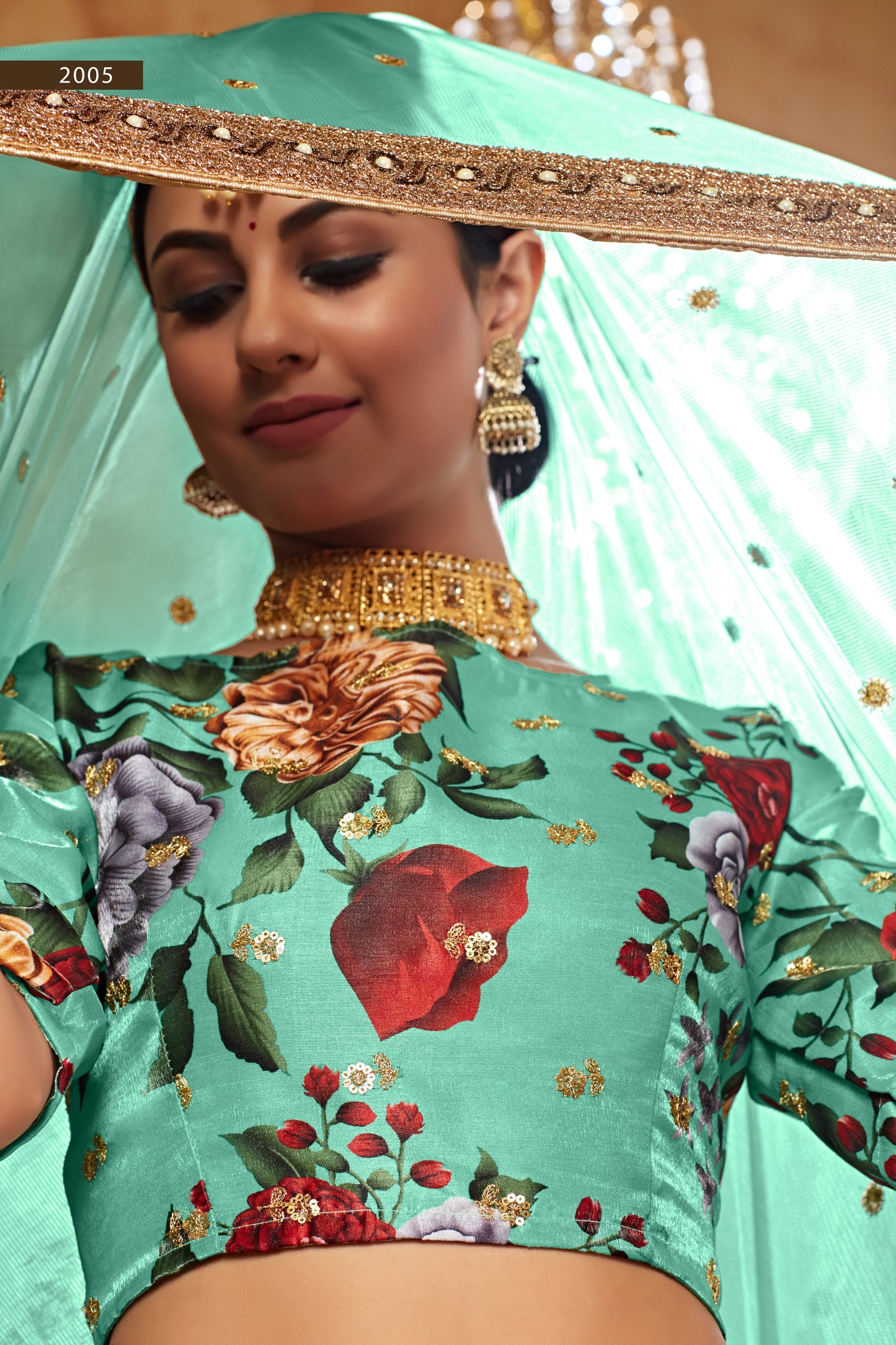 Gulnaar Firozi Couture Lehenga