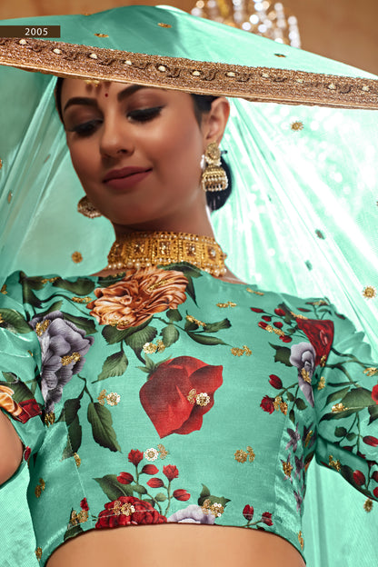 Gulnaar Firozi Couture Lehenga