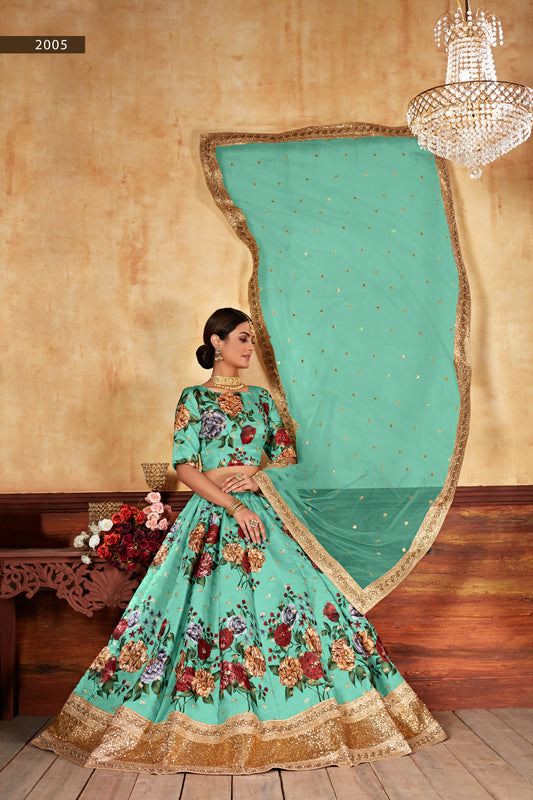 Gulnaar Firozi Couture Lehenga