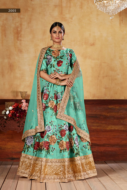 Gulnaar Firozi Couture Lehenga