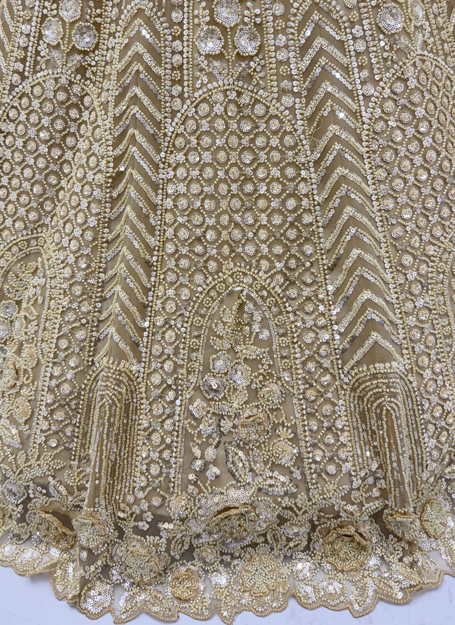 Stunning Sober Golden Party Wear Lehenga Choli