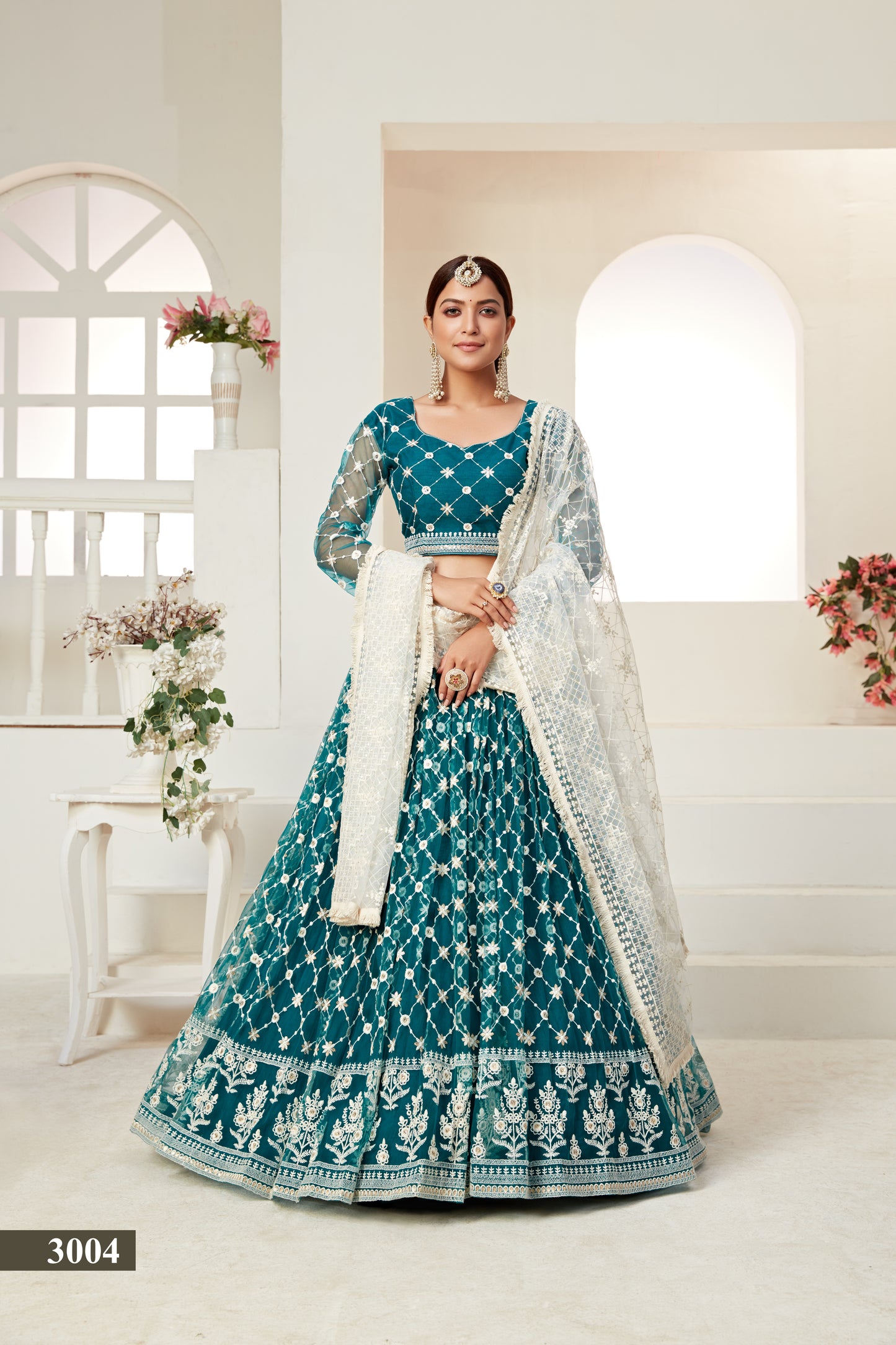Royal Sapphire Couture Lehenga