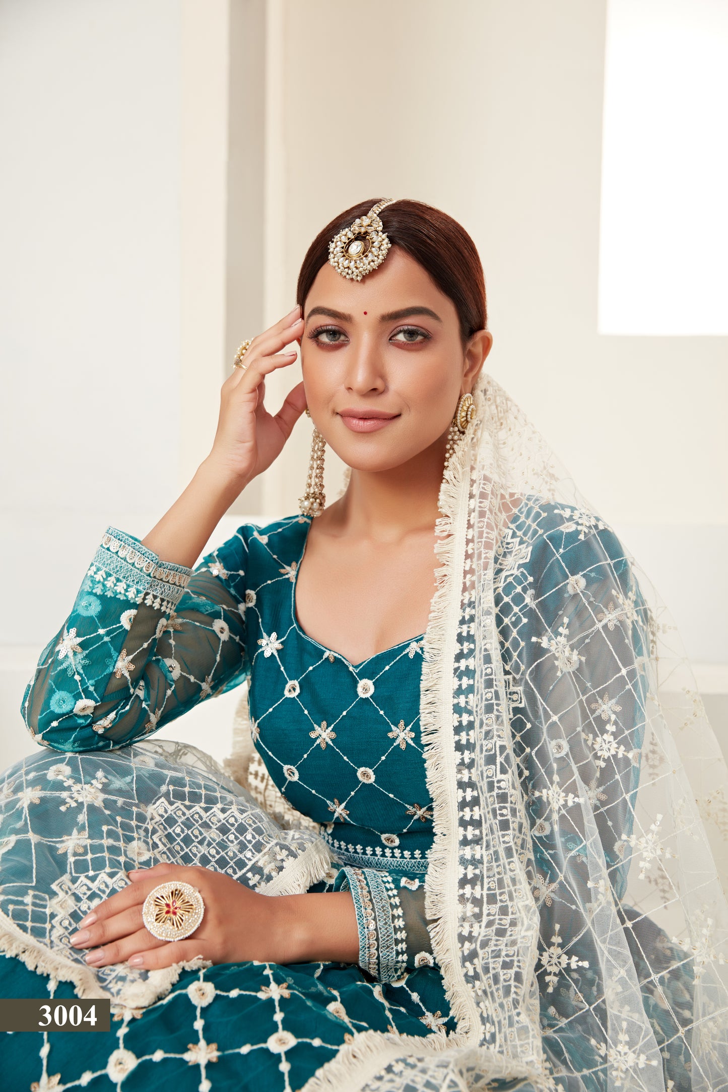 Royal Sapphire Couture Lehenga