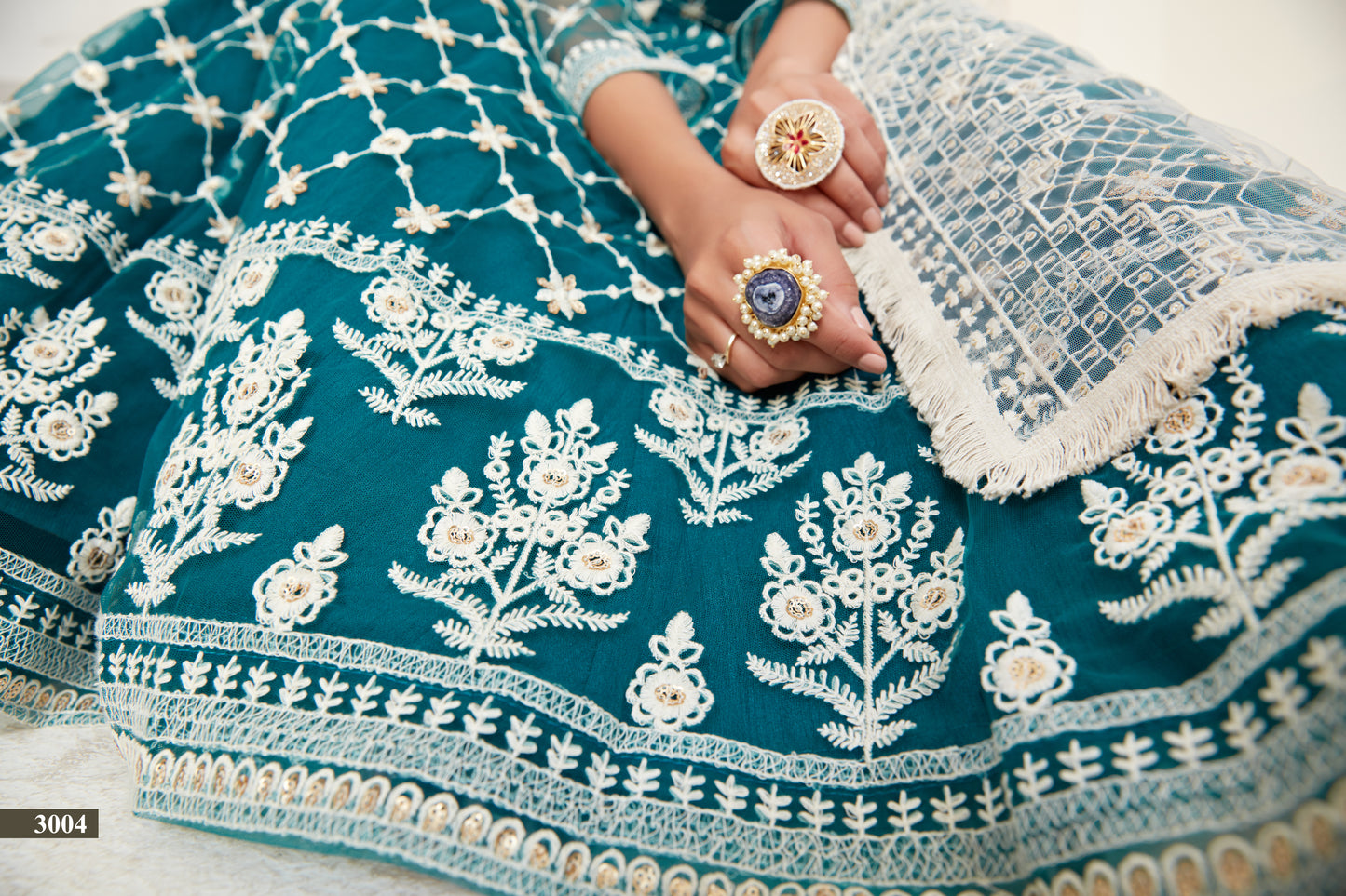 Royal Sapphire Couture Lehenga