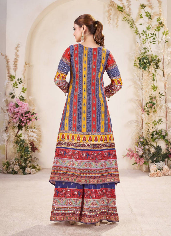 Multicolor  MOST VIRAL PAKISTANI SUIT WITH DUPATTA SET