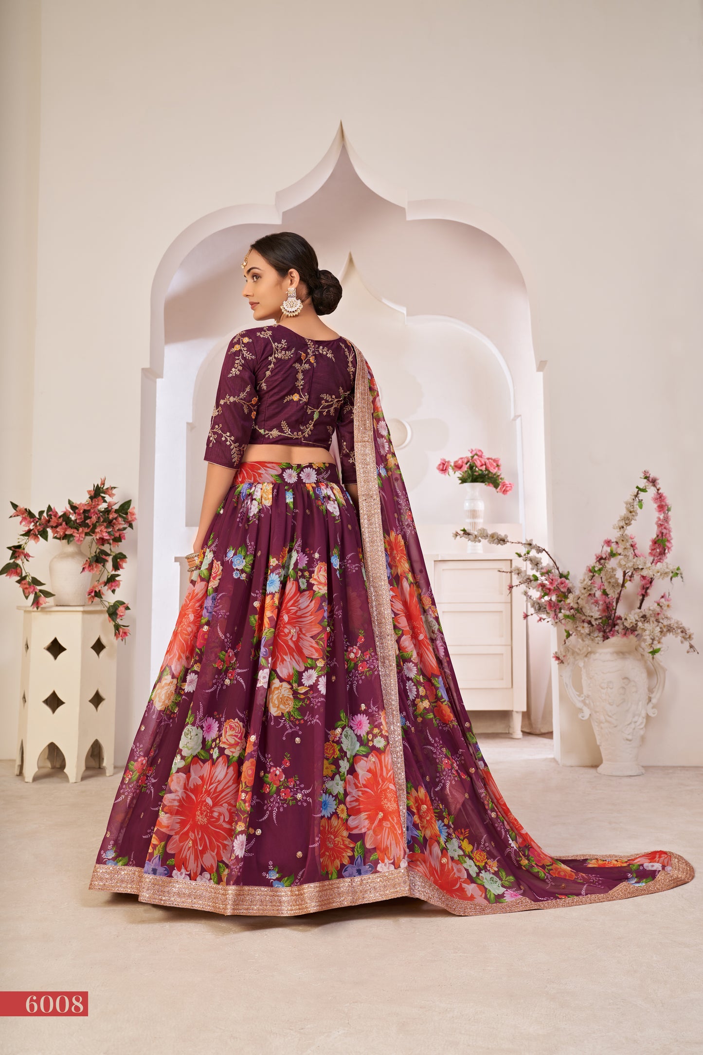 Floral Symphony Couture Lehenga
