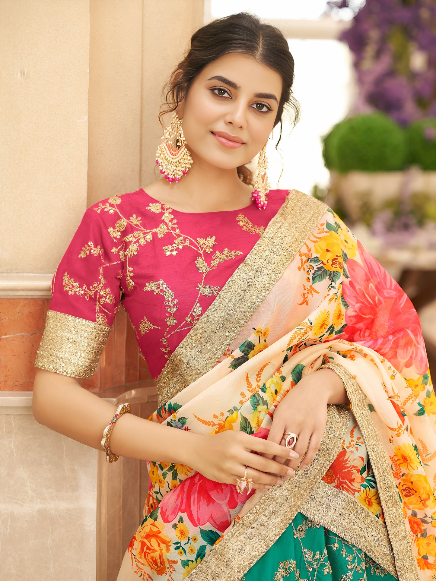 Sequins Work Art Silk Sangeet Wear Lehenga Choli