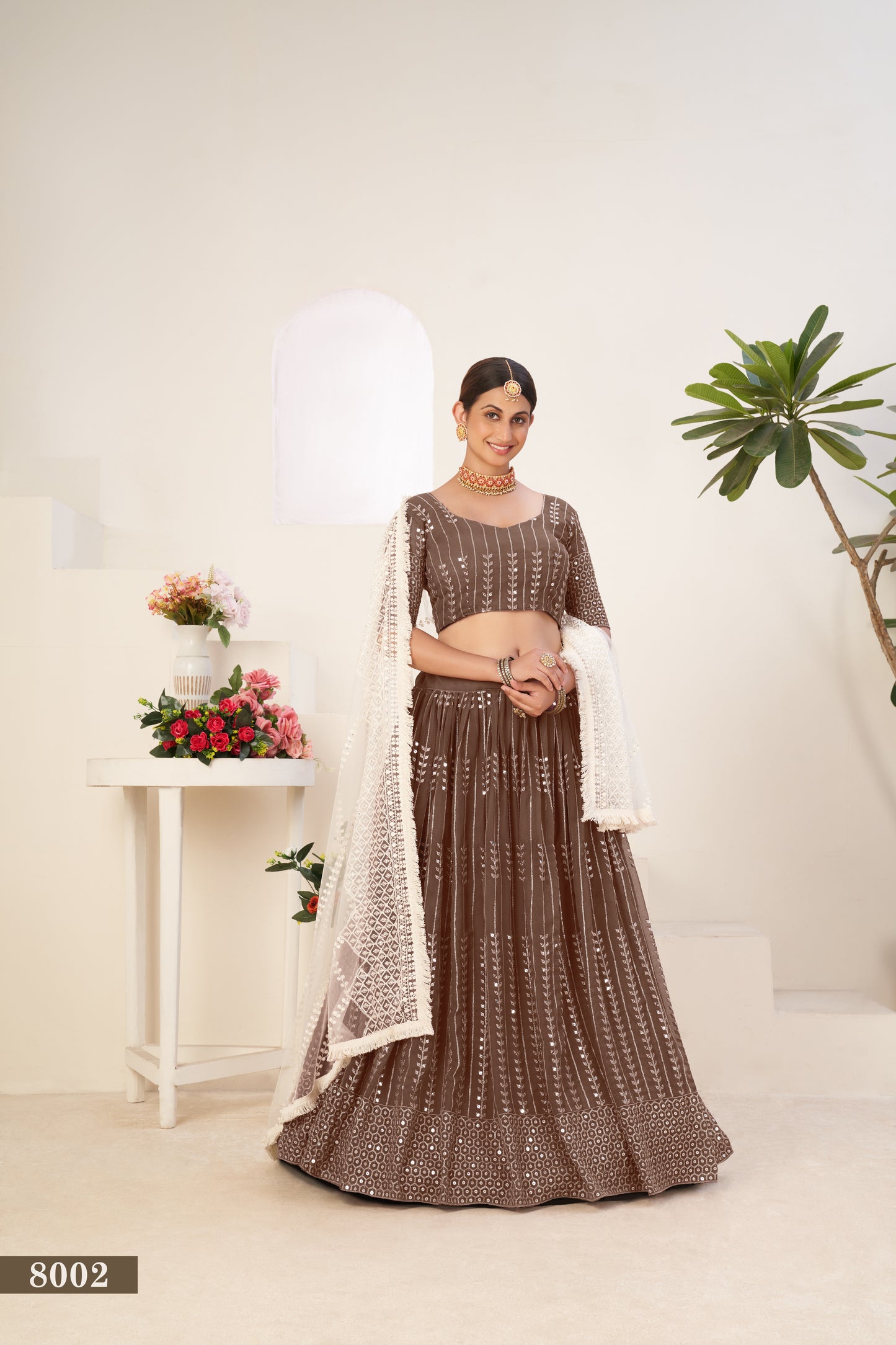 Meher Mocha Charm Lehenga