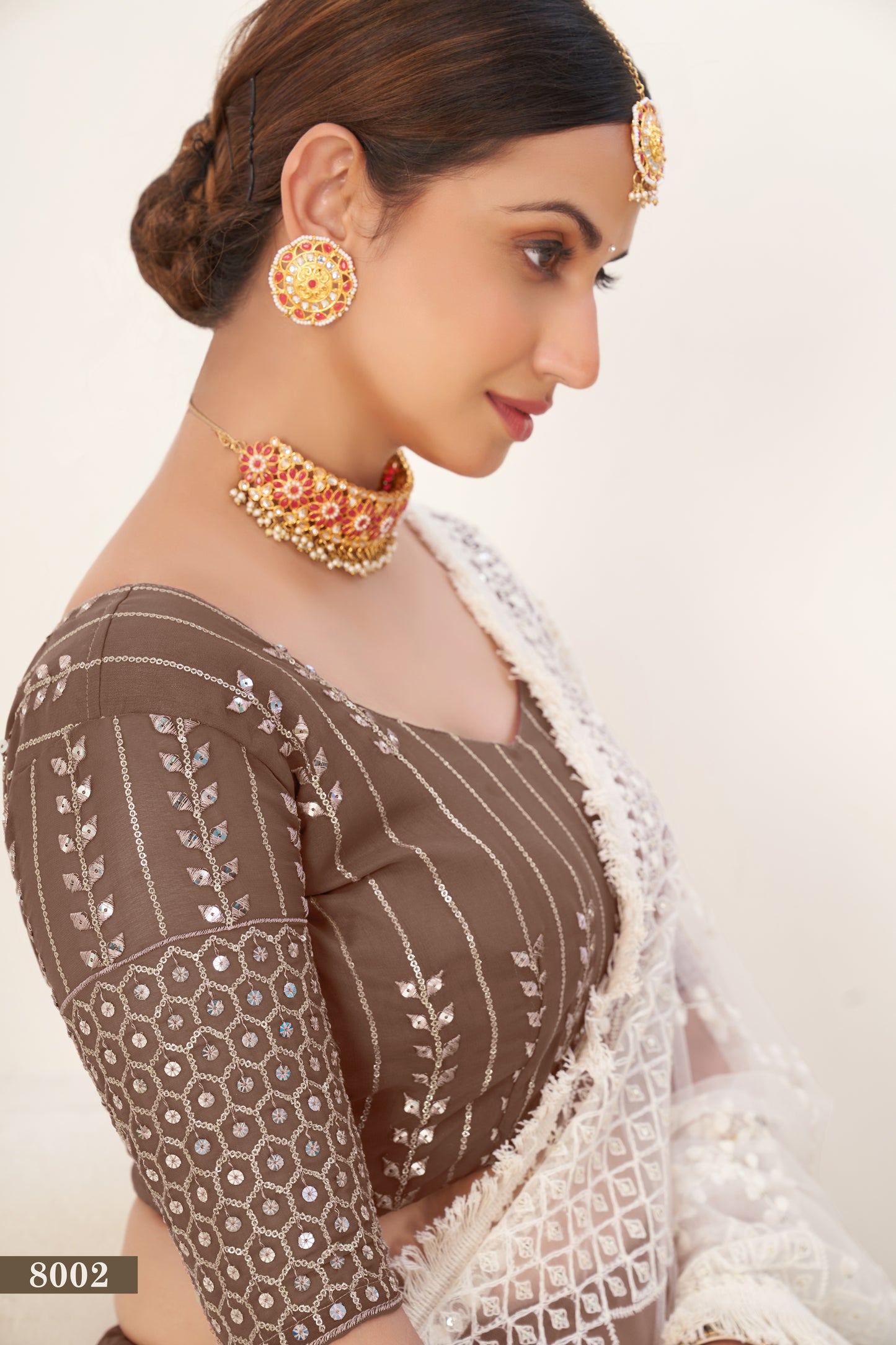Meher Mocha Charm Lehenga