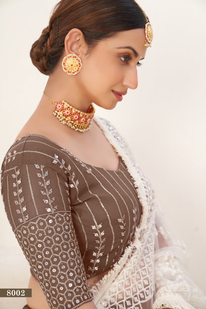 Meher Mocha Charm Lehenga