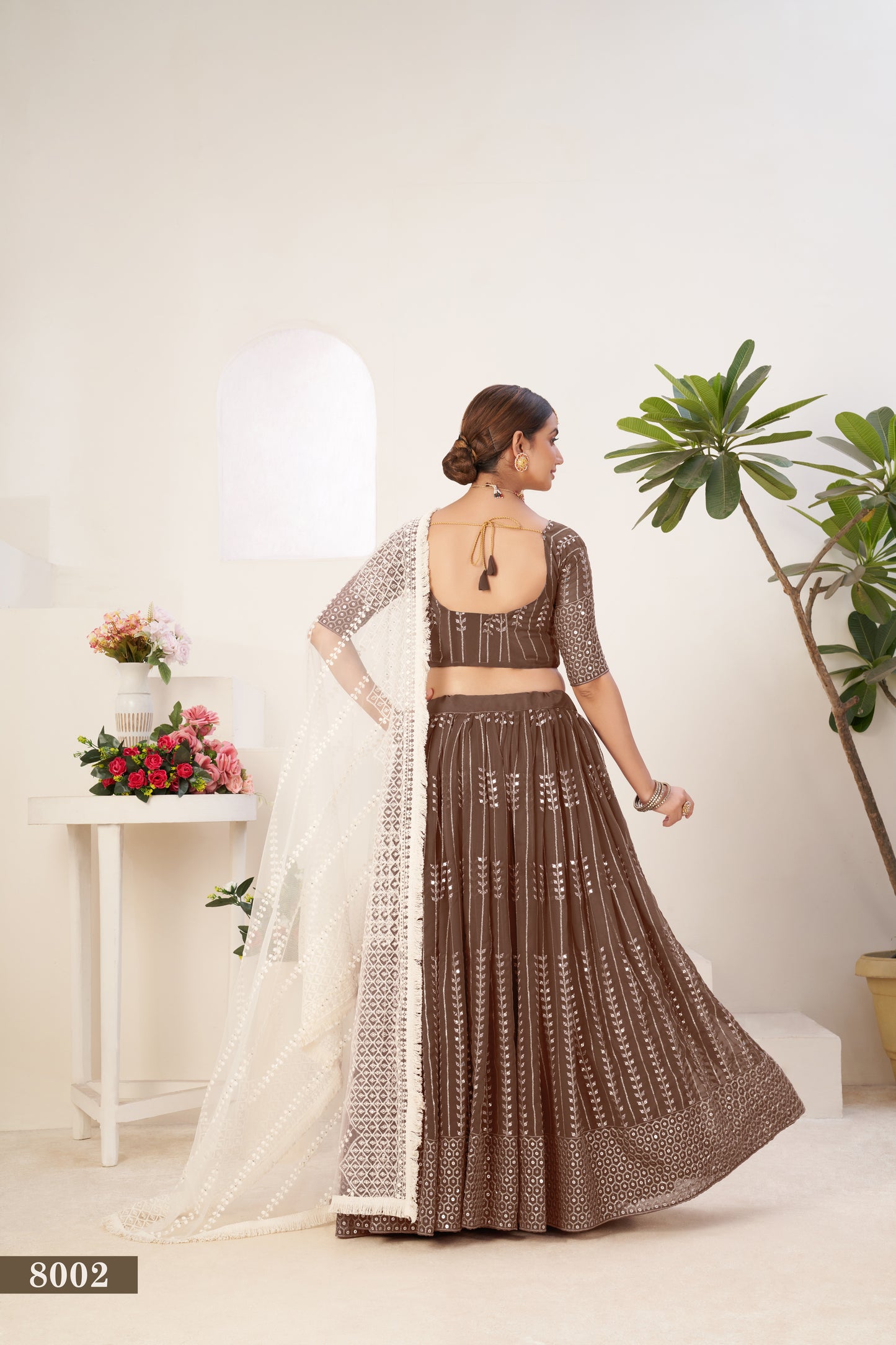 Meher Mocha Charm Lehenga