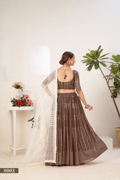 Meher Mocha Charm Lehenga