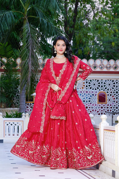 Onion Pink Grace Lehenga Set