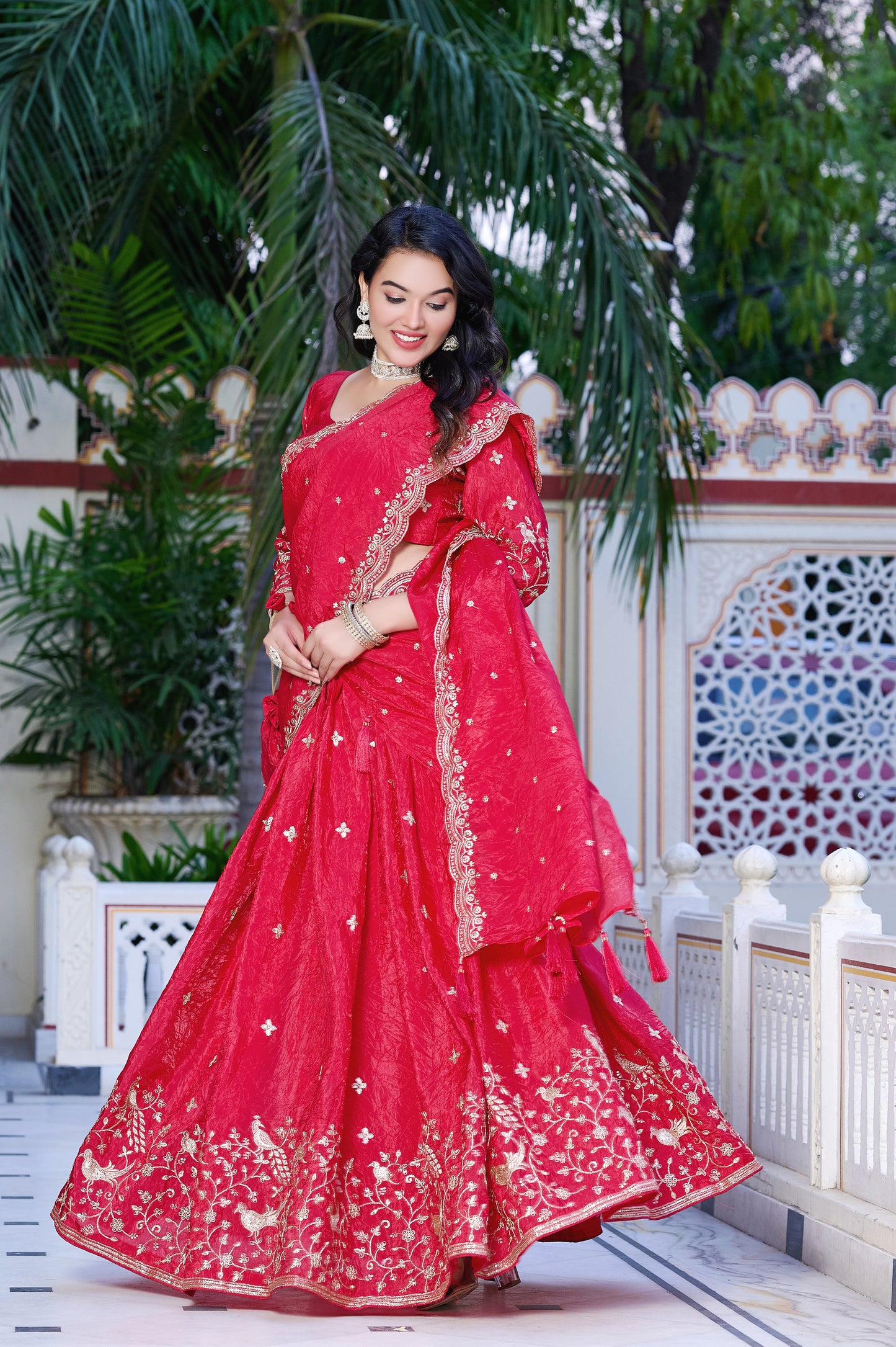 Onion Pink Grace Lehenga Set
