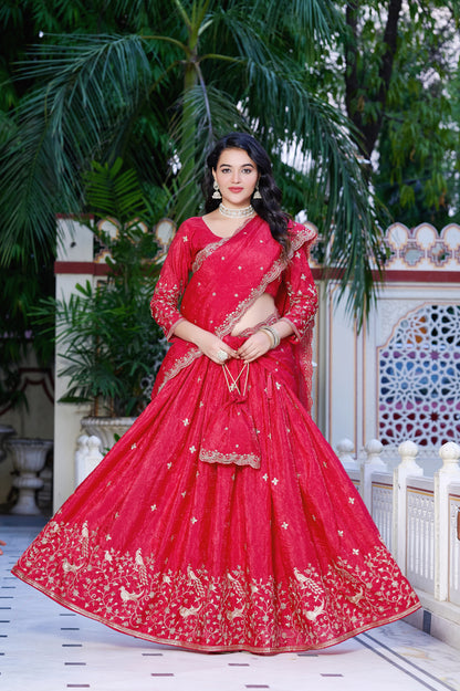 Onion Pink Grace Lehenga Set