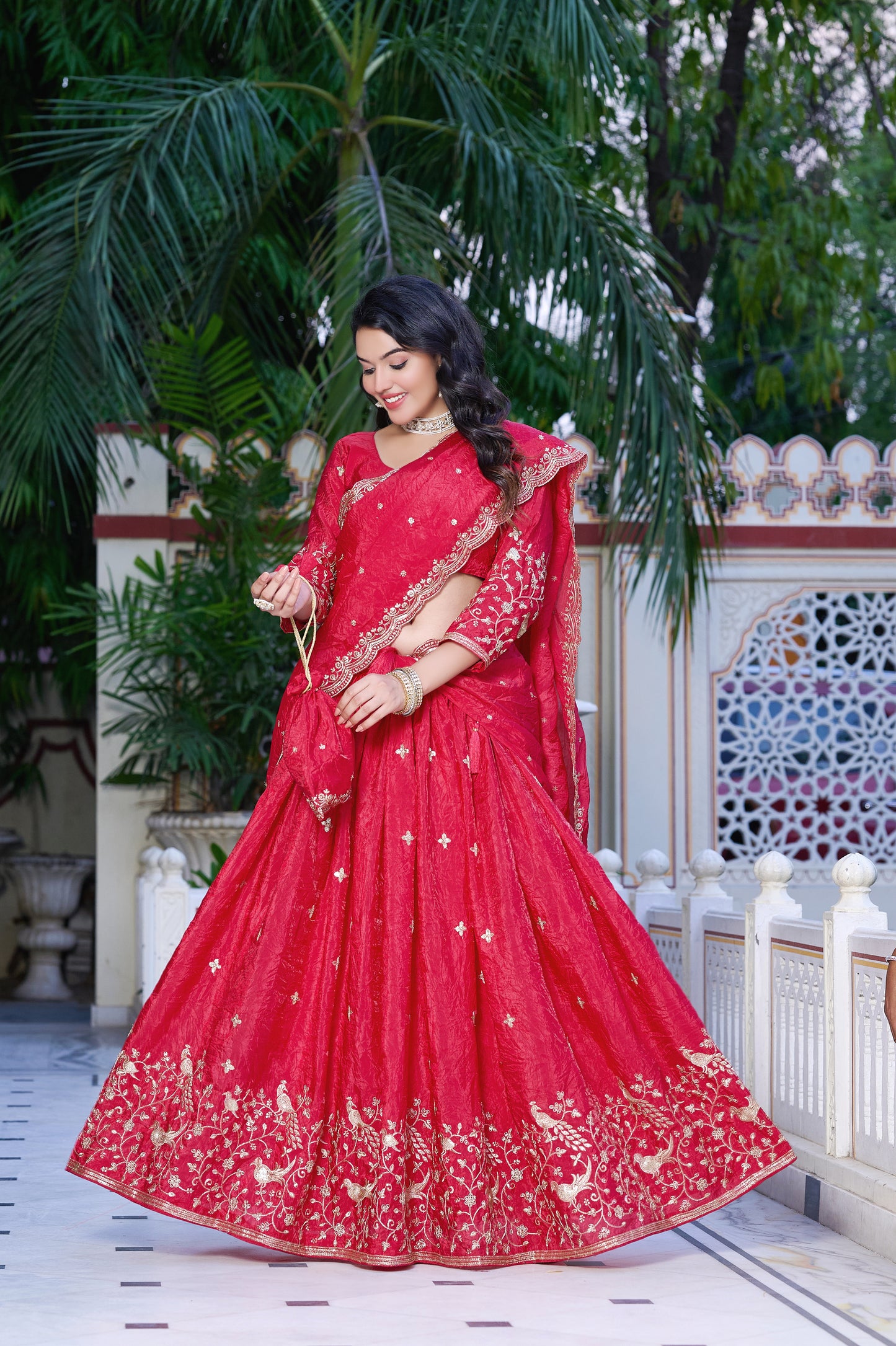Onion Pink Grace Lehenga Set