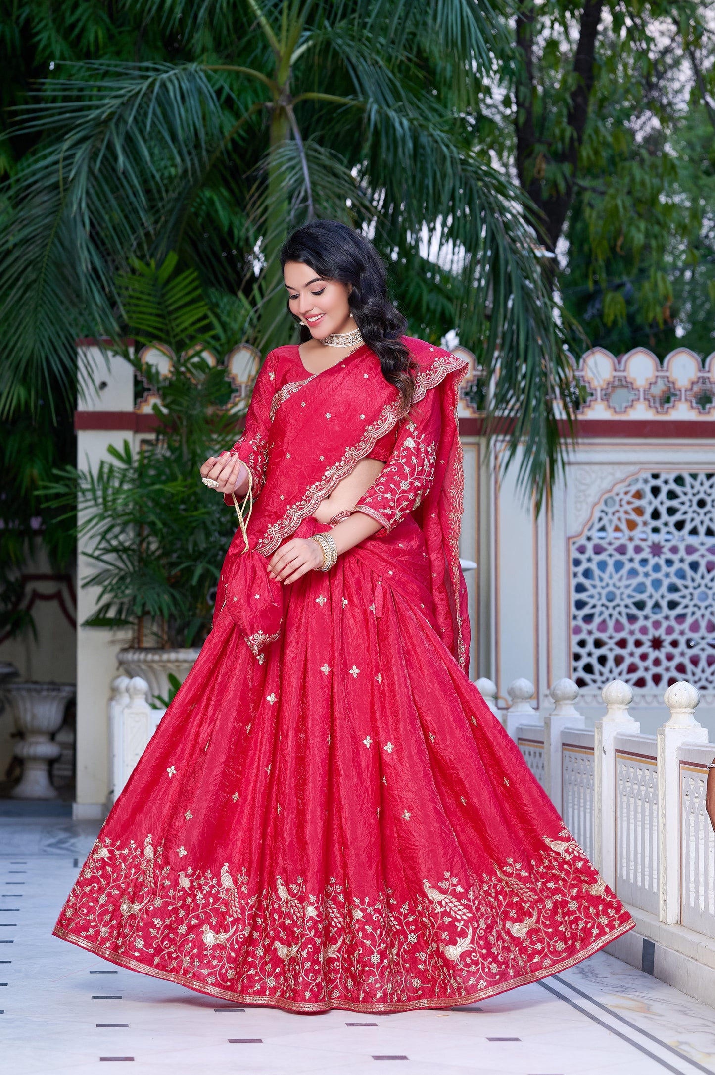 Onion Pink Grace Lehenga Set