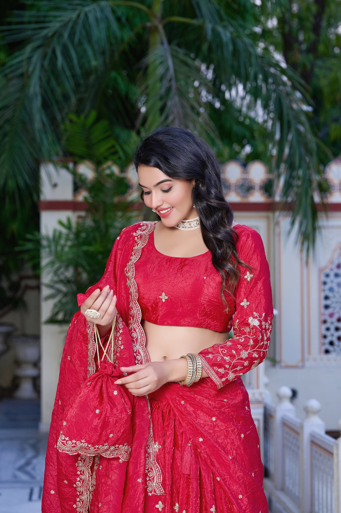 Onion Pink Grace Lehenga Set