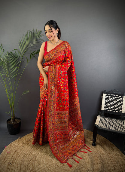 THIS PURE PASHMINA SILK WILL GIVE YOU CLASSIC LOOK FOR YOUR FUNCTIONS
