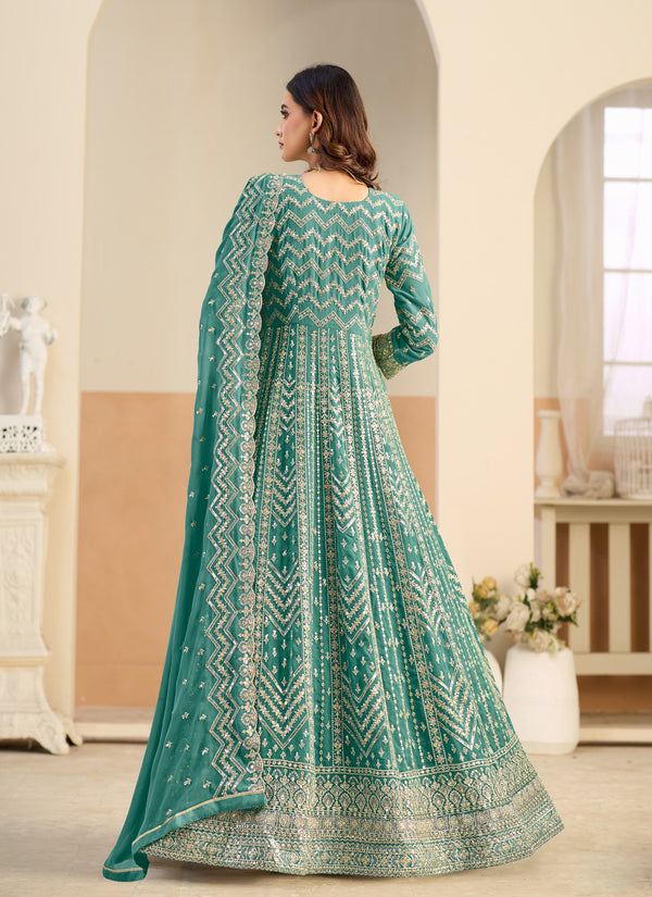 Georgette Havey Party wear gown